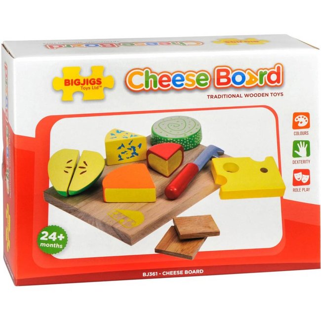 BigJigs Speelgoedeten - Kaasplankje - Hout