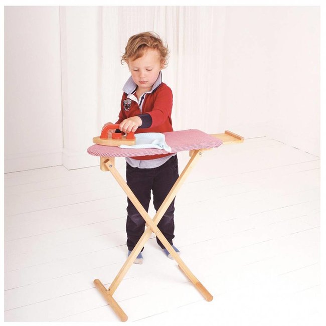 BigJigs Strijkplank - Met strijkijzer - Hout