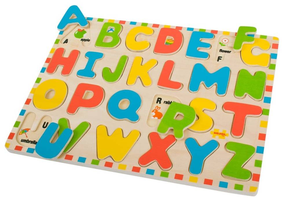 Puzzel - Alfabet - Hoofdletters - 26st.
