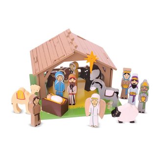 BigJigs Kerststal - Set