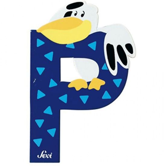 Letter - P - Hout - Sevi
