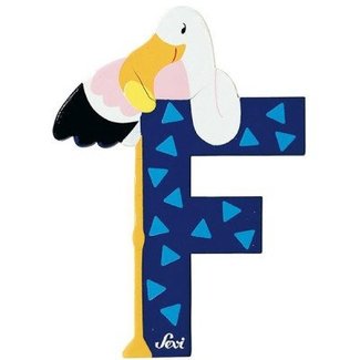 Letter - F - Hout - Sevi