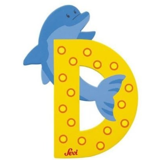 Letter - D - Hout - Sevi