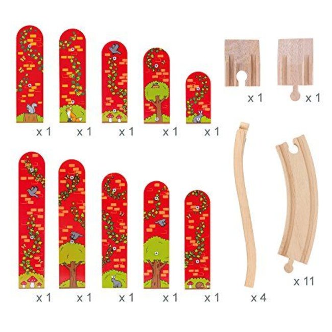 BigJigs Rails - Uitbreiding - Viaduct - 27dlg.