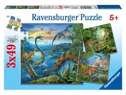 Puzzel - Dinosauriërs - 3x49st.