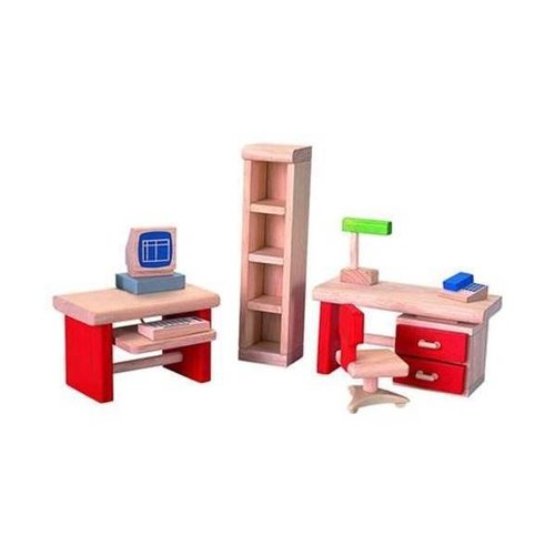 Plantoys Poppenhuis accessoires - Meubels kantoor Plantoys Poppenhuis accessoires - Meubels kantoor