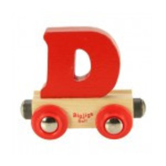 BigJigs Naamtrein - Letter D - Willekeurig geleverd