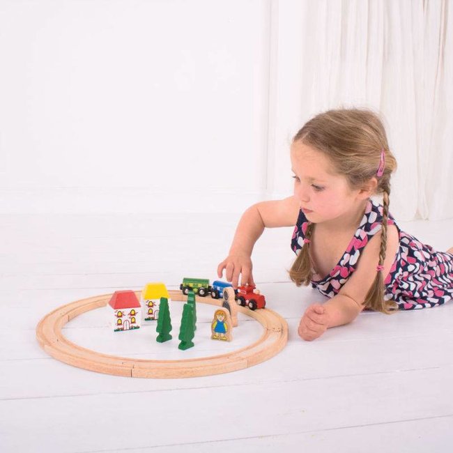 BigJigs Rails - Treinbaanset - Mijn eerste treinset