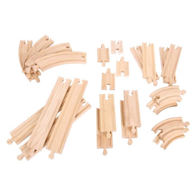 BigJigs Rails - Uitbreiding - 24dlg.