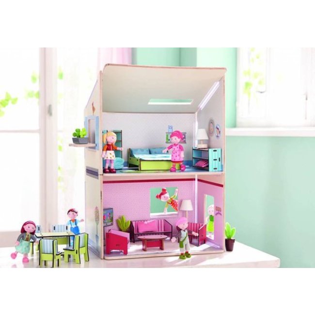 Haba Poppenhuis - Droomhuis - Little Friends*- (Doos is verkleurd)