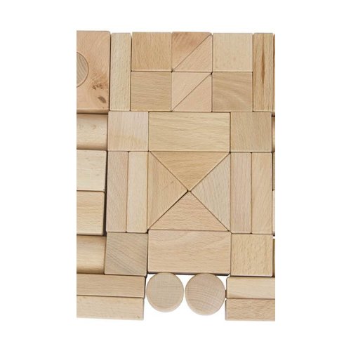 Van Dijk Toys Van Dijk Toys - Blokken - Blank - 44dlg. Van Dijk Toys Van Dijk Toys - Blokken - Blank - 44dlg.