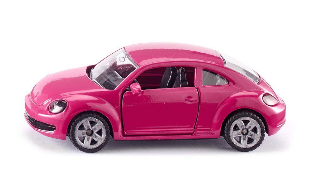 Auto - VW Kever - Roze - Incl. stickers - Siku