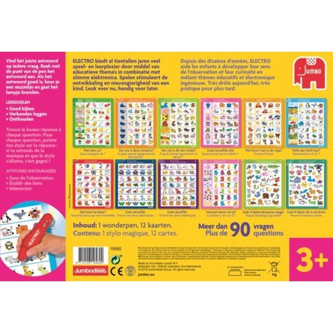 Jumbo Leerspel - Electro - Dierenpret - 3+
