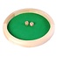 Pokerpiste - Hout - Licht - Incl. 2 dobbelstenen - 29cm