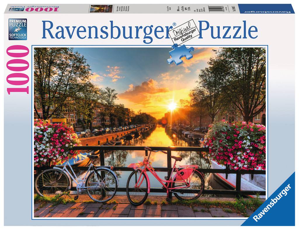Puzzel - Fietsen in Amsterdam - 1000st.