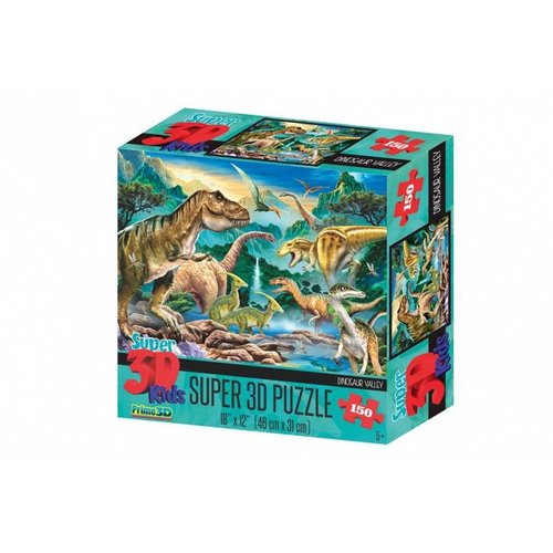 Prime3D - Puzzel - 3D - Dinosaurus vallei - 150st. Prime3D - Puzzel - 3D - Dinosaurus vallei - 150st.