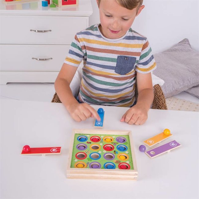 BigJigs Spel - Hoedje wip - Zaadjes planten