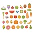 BigJigs Magneten - Groente & fruit - Hout - 35dlg.