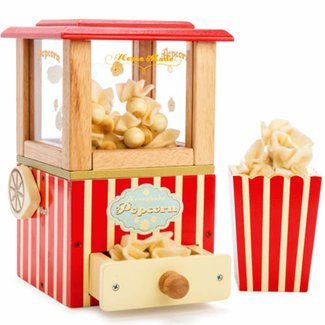 Le Toy Van Speelgoedeten - Popcornmachine - Hoogte 21cm