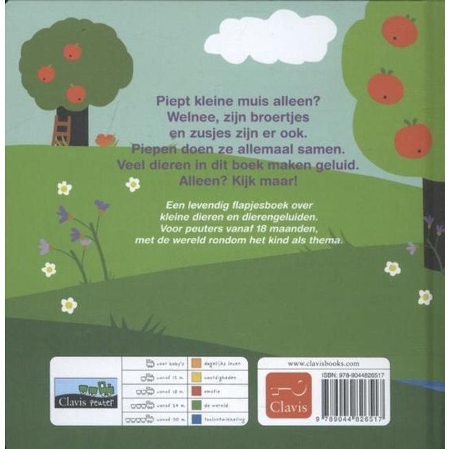 Clavis Boek - Piept kleine muis alleen?