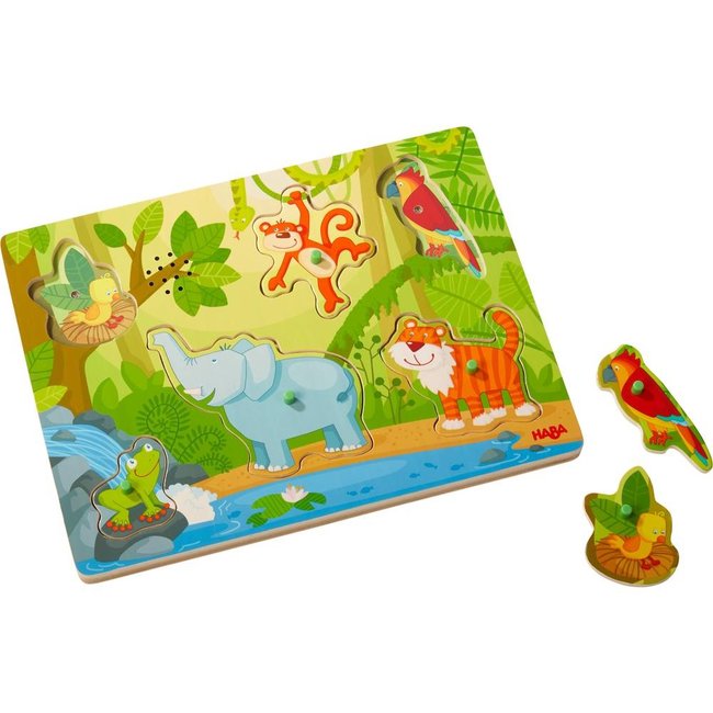 Haba Puzzel - Geluiden in de jungle - 6st.