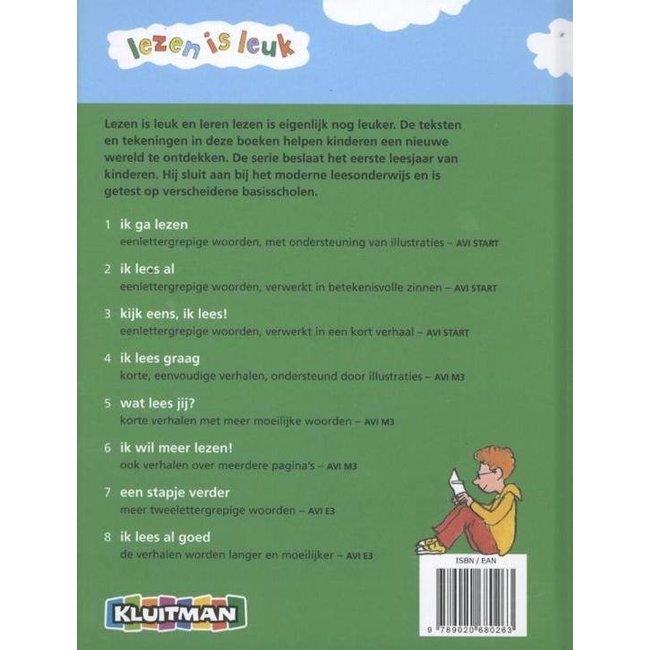 Kluitman Boek - Lezen is leuk - Ik wil meer lezen