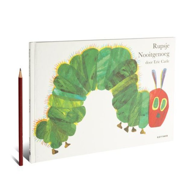 Gottmer Boek - Groot kartonboek - Rupsje Nooitgenoeg