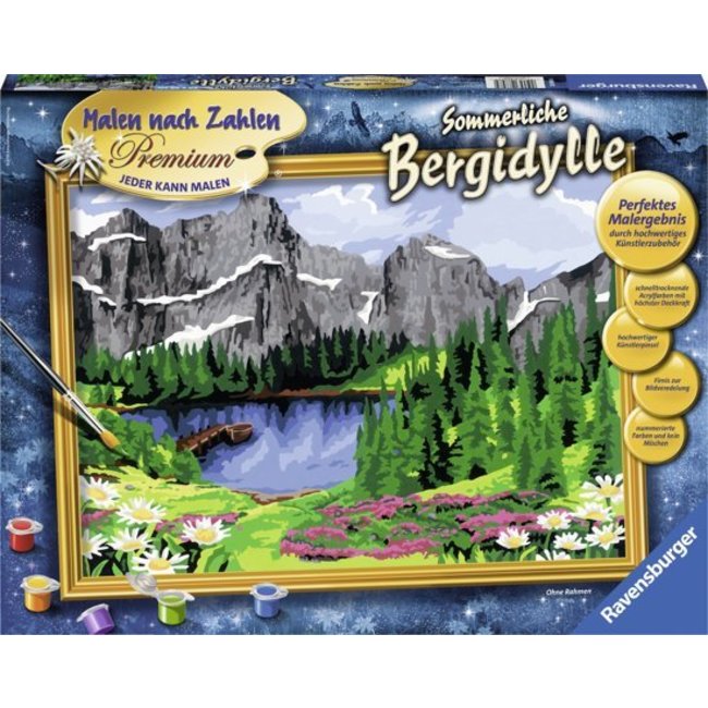 Ravensburger Schilderen op nummer - Zomerse bergidylle - 40x30cm