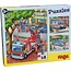 Haba Puzzel - Politie, brandweer & hulpverlening - 12, 15 & 18st.