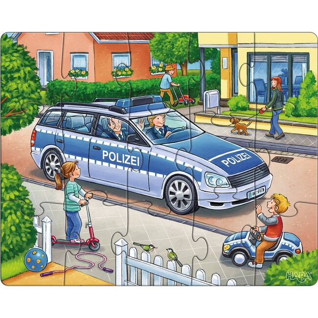 Haba Puzzel - Politie, brandweer & hulpverlening - 12, 15 & 18st.