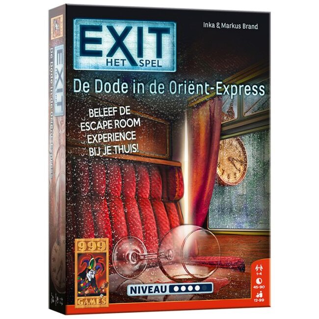 999 Games Coöperatief spel - Exit - Escaperoom - De dode in de Orient Express - 12+