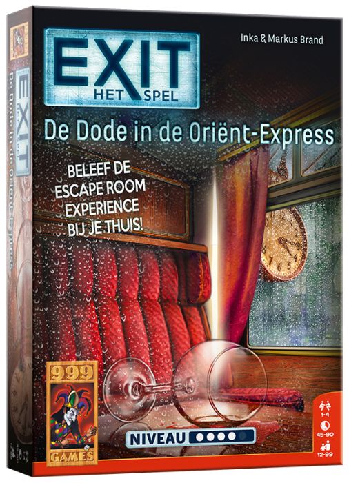 Coöperatief spel - Exit - Escaperoom - De dode in de Orient Express - 12+