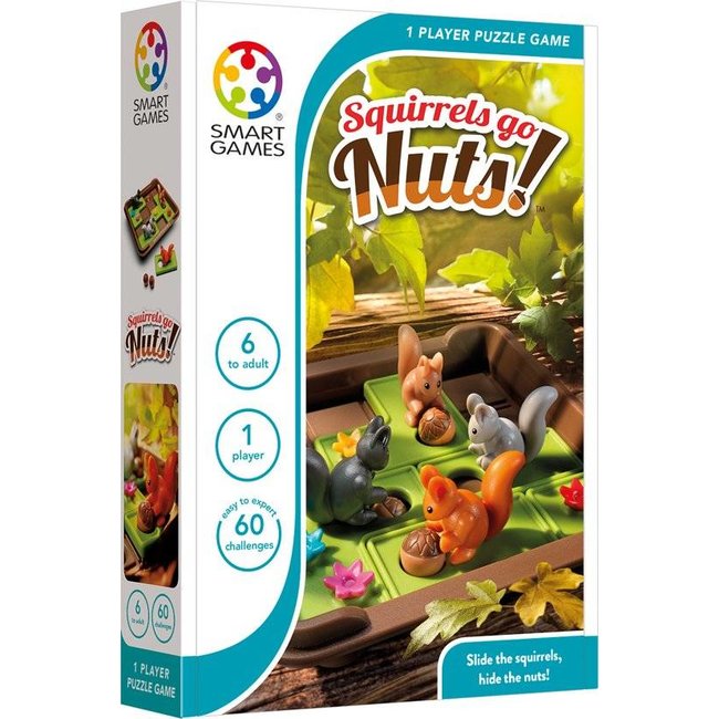 SmartGames IQ spel - Squirrels go nuts - 6+