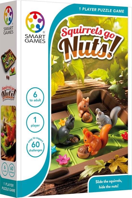 IQ spel - Squirrels go nuts - 6+