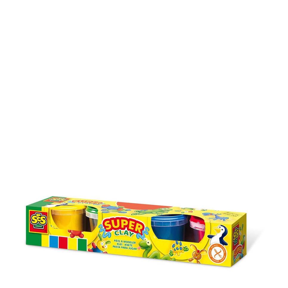 Klei - Speeldeeg - 4x90gr. - Basiskleuren