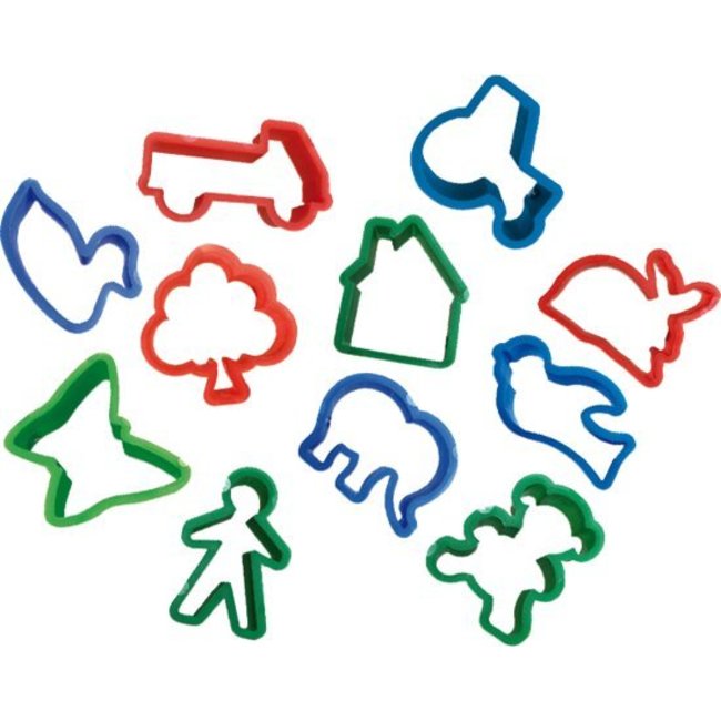 SES SES - Klei - Speeldeeg - 8x 90gr. - Met kleivormpjes