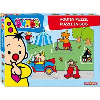 Studio 100 Puzzel - Bumba - Voertuigen - Hout - 5st.