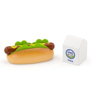 Speelgoedeten - Hotdog met melk