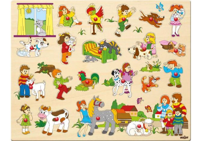 Puzzel - Knopjespuzzel - Maxi - 21st.