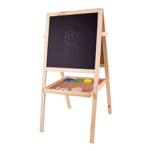 BigJigs Bigjigs - Schoolbord - Met krijtjes, wisser, verfbakjes en papierrol BigJigs Bigjigs - Schoolbord - Met krijtjes, wisser, verfbakjes en papierrol