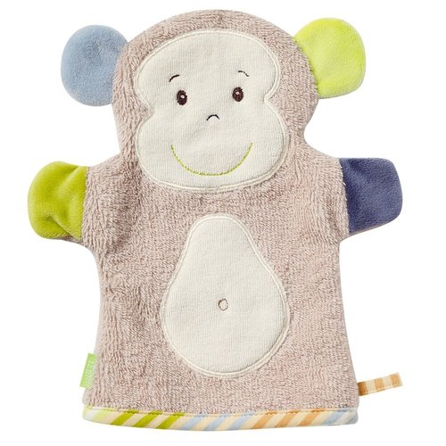 Fehn - MonkeyDonkey - Knuffel washand - Aap Fehn - MonkeyDonkey - Knuffel washand - Aap
