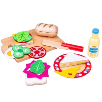 BigJigs Speelgoedeten - Sandwich set - Gezonde lunch set