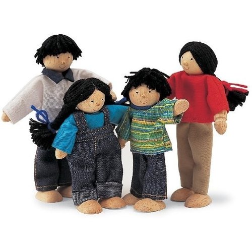 Tidlo Tidlo - Poppenhuispoppetjes - Aziatische familie Tidlo Tidlo - Poppenhuispoppetjes - Aziatische familie