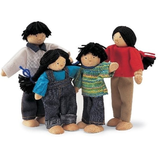 Tidlo Poppenhuispoppetjes - Aziatische familie