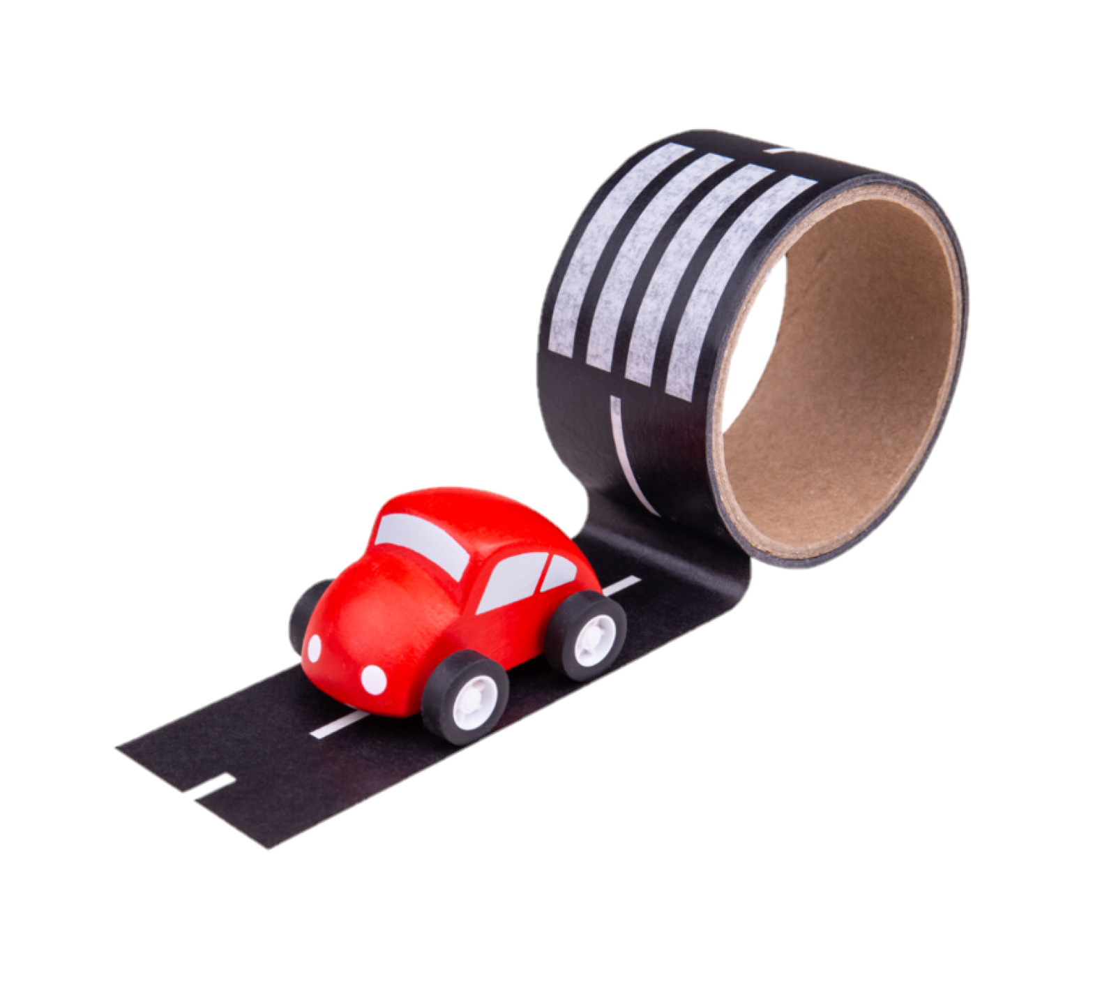 Snelweg tape met autootje - Willekeurig geleverd