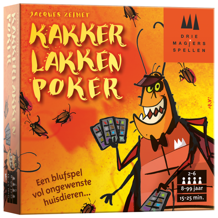 Spel - Kaartspel - Kakkerlakkenpoker - 8+