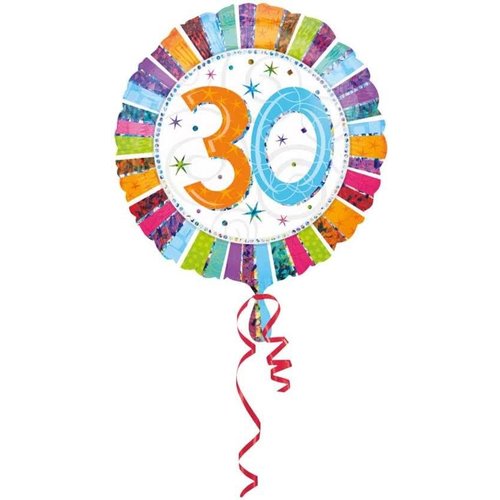 Anagram Folieballon - 30 Jaar - Radiant - 43cm - Zonder vulling Anagram Folieballon - 30 Jaar - Radiant - 43cm - Zonder vulling
