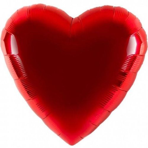 Anagram Folieballon - Hart - Rood - 43cm - Zonder vulling Anagram Folieballon - Hart - Rood - 43cm - Zonder vulling