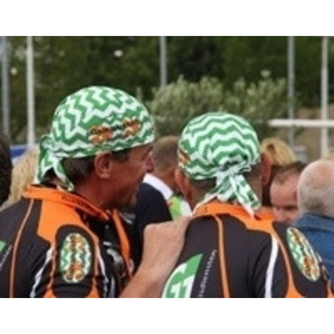 1234feest Bandana - Westland - Groen, wit