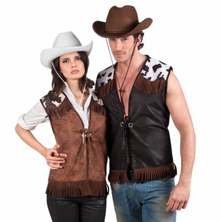 Boland Cowboy - Vest - Koeienprint - L/XL